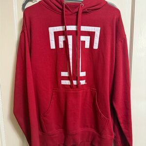 NWT Temple University Red Hoodie